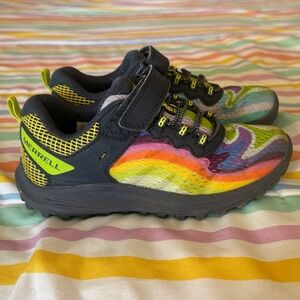 Merrell Kids' Rainbow and Black Sneakers
